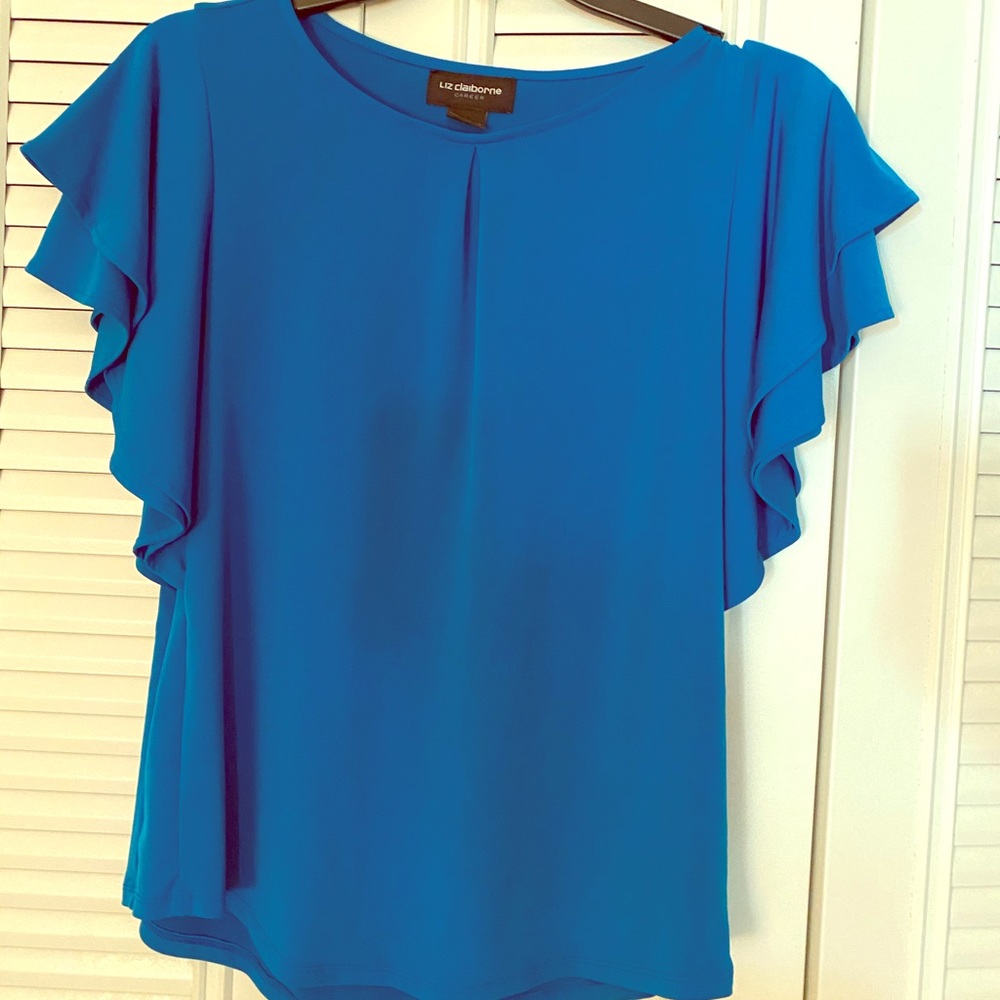 Teal blouse